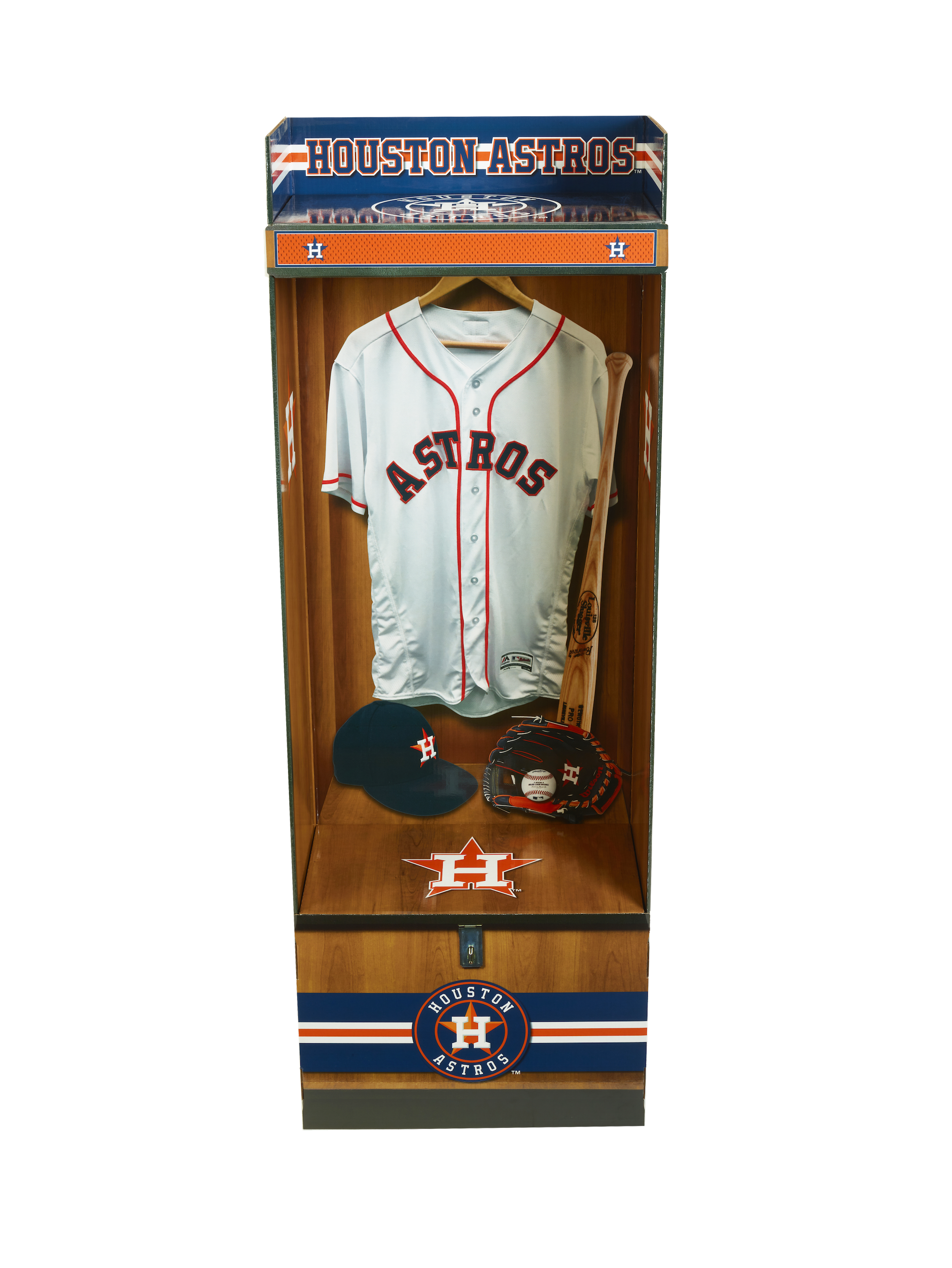 Houston Astros Black Framed Logo Jersey Display Case